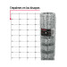 Rollo malla borreguera, 1m x 50m acero galvanizado, 19kg
