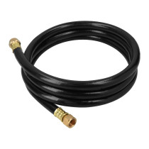 Manguera para gas, PVC negra, 3/8" flare, 2 m, FOSET