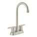 Mezcladora satín 4" para lavabo cuello tipo bar, ELEMENT