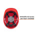 Casco de seguridad, ajuste de matraca, rojo, TRUPER