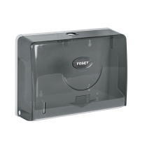Dispensador chico para toallas de papel, humo, FOSET BASIC