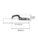 Mini arco 12" de plástico para segueta, PRETUL