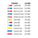 Juego de 55 terminales aisladas para cable, VOLTECK