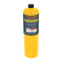 Cilindro de gas propileno de 400 g, amarillo, TRUPER