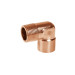 Codo 90° de cobre, rosca exterior 1/2", FOSET