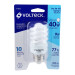 Lámpara espiral mini T2 9 W luz de día en blíster, VOLTECK