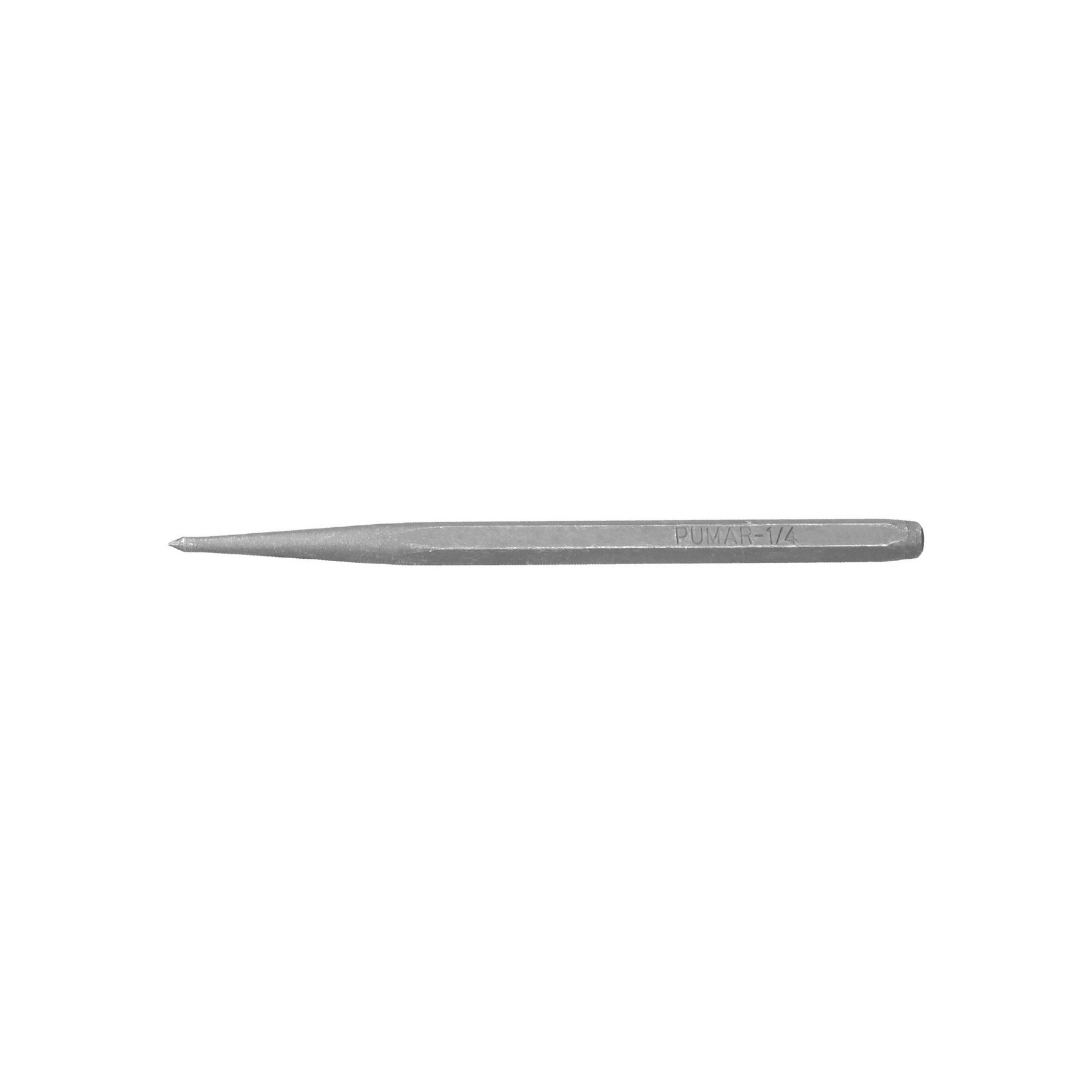 Punzón 1/4" para marcar, largo 4-3/4", TRUPER