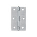 Bisagra rectangular 3-1/2" acero pulido, HERMEX