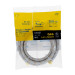 Manguera para gas, aluminio, 5/16" flare, 250cm, FOSET BASIC