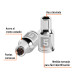 Dado de 5 mm, 6 puntas, cuadro 1/4", TRUPER