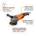 Esmeriladora angular 4-1/2", 1300W, TRUPER PRO