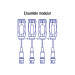 Par de Transceptores Pasivos Video Balun, hasta 8MP, VOLTECK