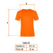Playera cuello redondo para hombre, naranja, EG, TRUPER