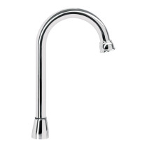 Cuello tipo bar para mezcladora de lavabo, cromo, AQUA