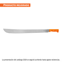 Machete estándar 26" cacha naranja remachada, TRUPER