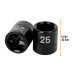 Dado de impacto de 25 mm, 6 puntas, cuadro 1/2", TRUPER