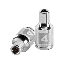 Dado de 4 mm, 6 puntas, cuadro 1/4", TRUPER