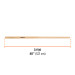 Mango de madera, repuesto para CA-34/36/38, 48", TRUPER