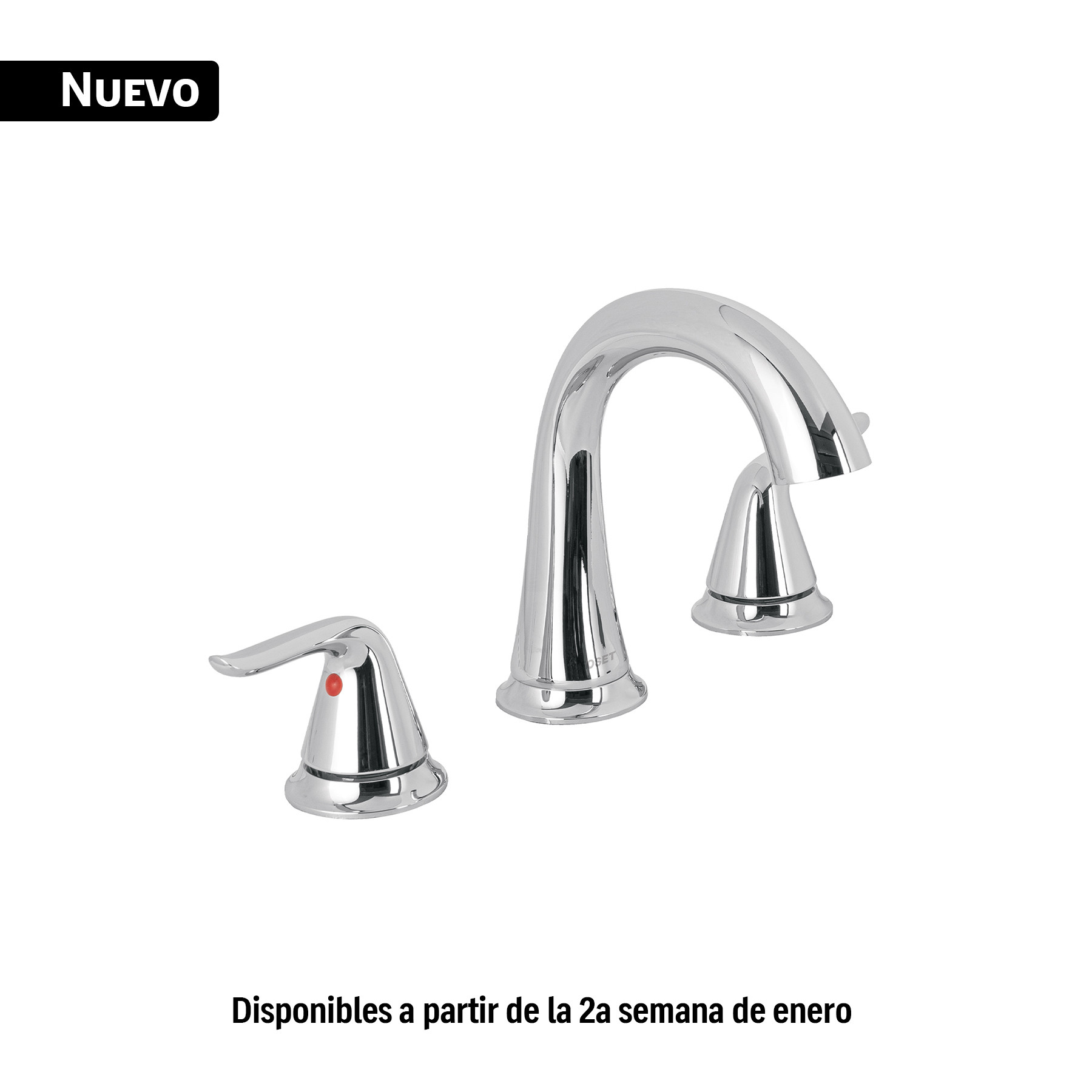 Mezcladora lavabo taladros separados, cromo, FOSET AERO