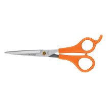 Tijera 6" estilista, con gancho, acero inoxidable, TRUPER
