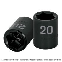 Dado cuadro 1/2" de impacto 6 puntas de 10 mm, TRUPER