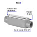 Condulet 1/2" conexión tipo C, VOLTECK