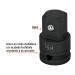 Adaptador de impacto 1/2" (H) x 3/4" (M), TRUPER