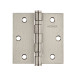 Bisagra cuadrada 3" acero inox, cabeza plana, HERMEX