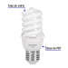 Lámpara espiral mini T2 13 W luz de día en blíster, VOLTECK