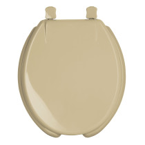 Asiento redondo para WC, abierto, beige, AQUA