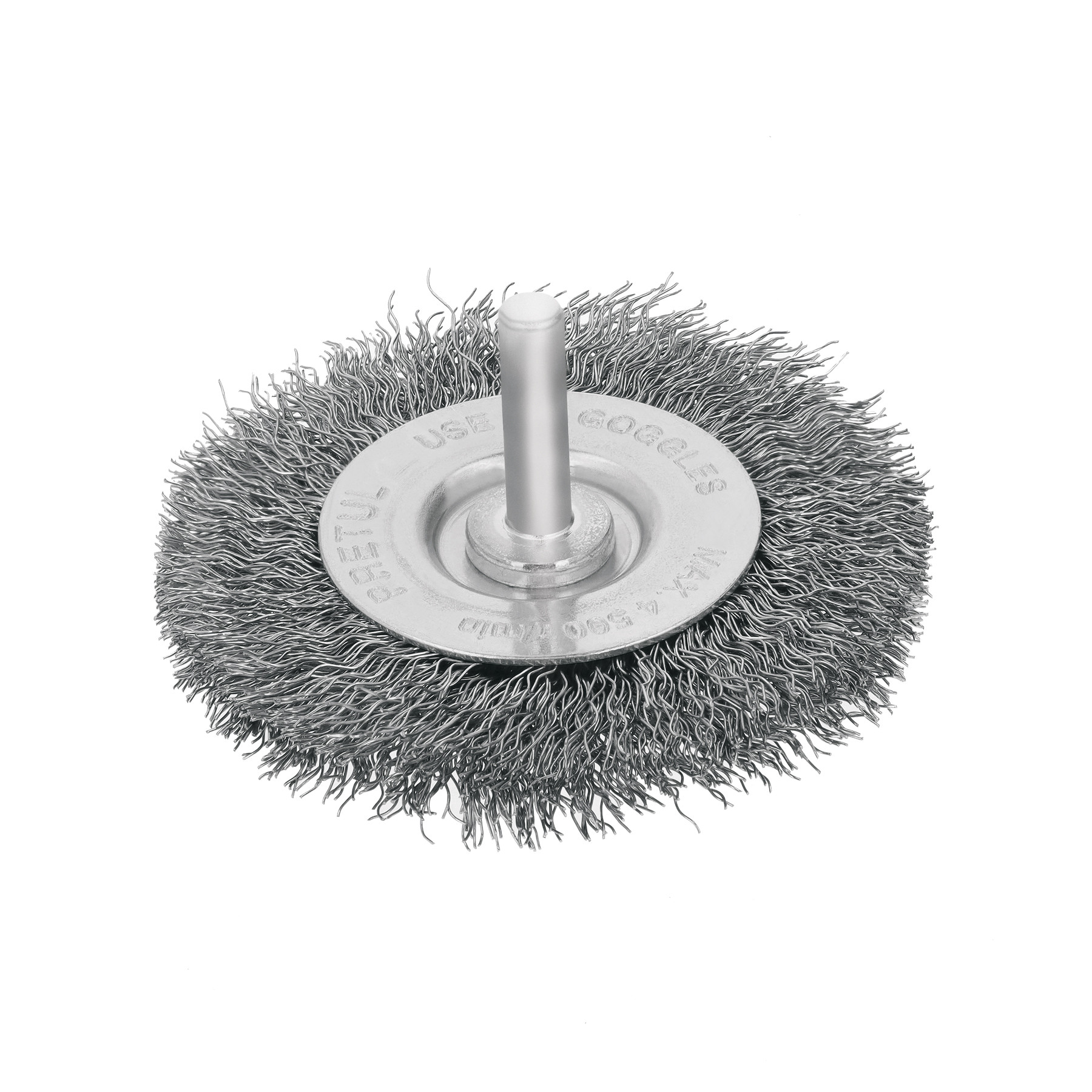 Carda circular 3" alambre grueso para taladro, PRETUL
