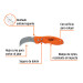Cuchillo abatible 7" para linóleo con mango de nylon, EXPERT