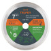 Disco de diamante de 7" x 2.2 mm, rin continuo, TRUPER