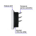 Extractor de aire de 12",blanco, VOLTECK