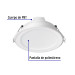 Luminario LED empotrable 7 W 6500 K, redondo, VOLTECK BASIC