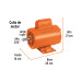 Motor eléctrico monofásico de 1/2 HP, alta velocidad, TRUPER