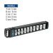 Juego de 10 dados cuadro 1/2" mm, TRUPER