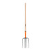 Bieldo para paja, 5 dientes, mango largo 48", TRUPER