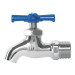 Llave de nariz de latón cromado, 135 g, entrada 1/2", FOSET