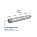 Niple de acero galvanizado 2 x 6", FOSET