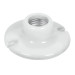 Portalámpara de porcelana, 3-1/2", redonda, VOLTECK