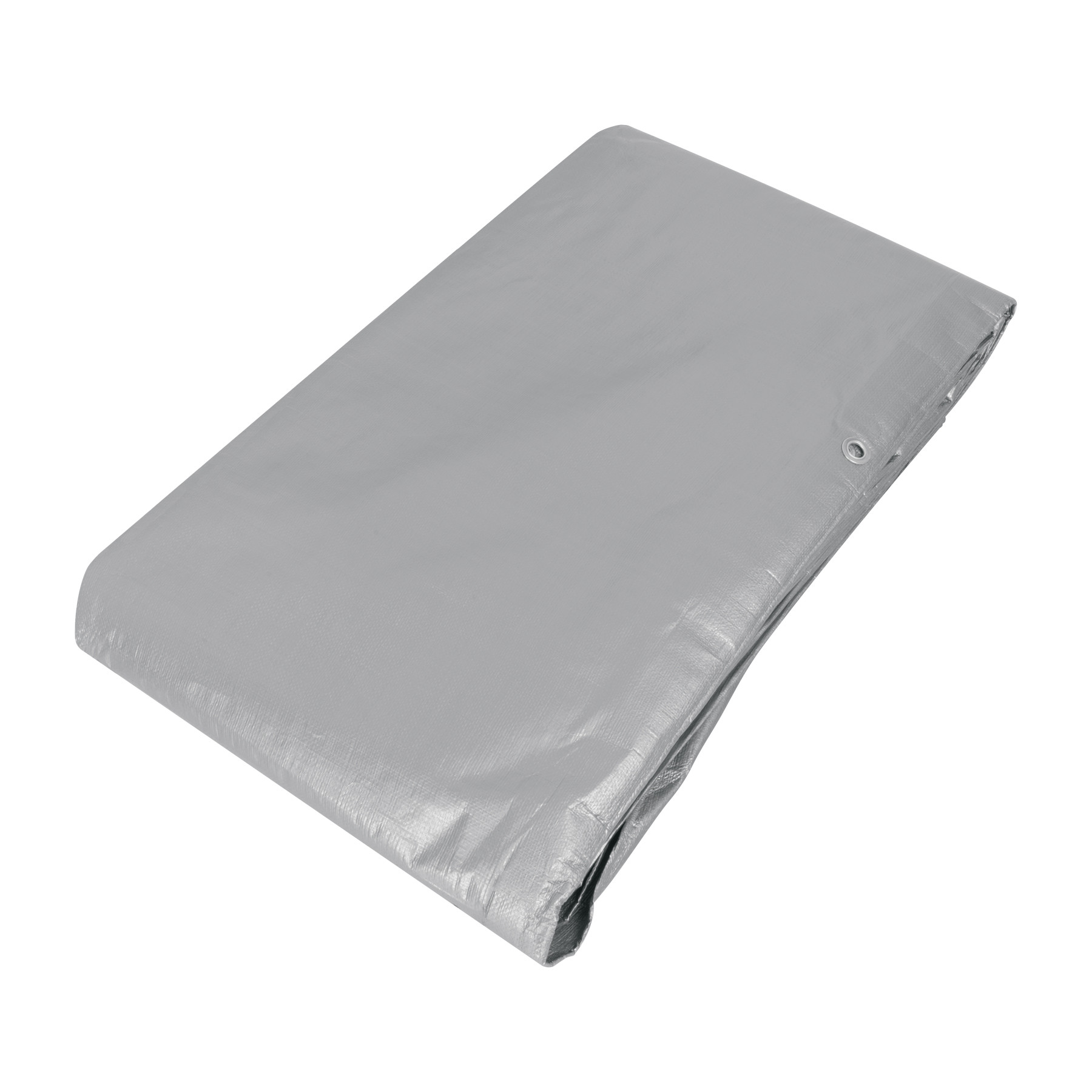 Lona de polietileno reforzada 5 x 5 m, gris, 180g/m2, TRUPER
