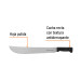 Machete estándar 16" cacha negra inyectada, TRUPER