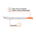 Machete estándar 26" cacha naranja remachada, TRUPER