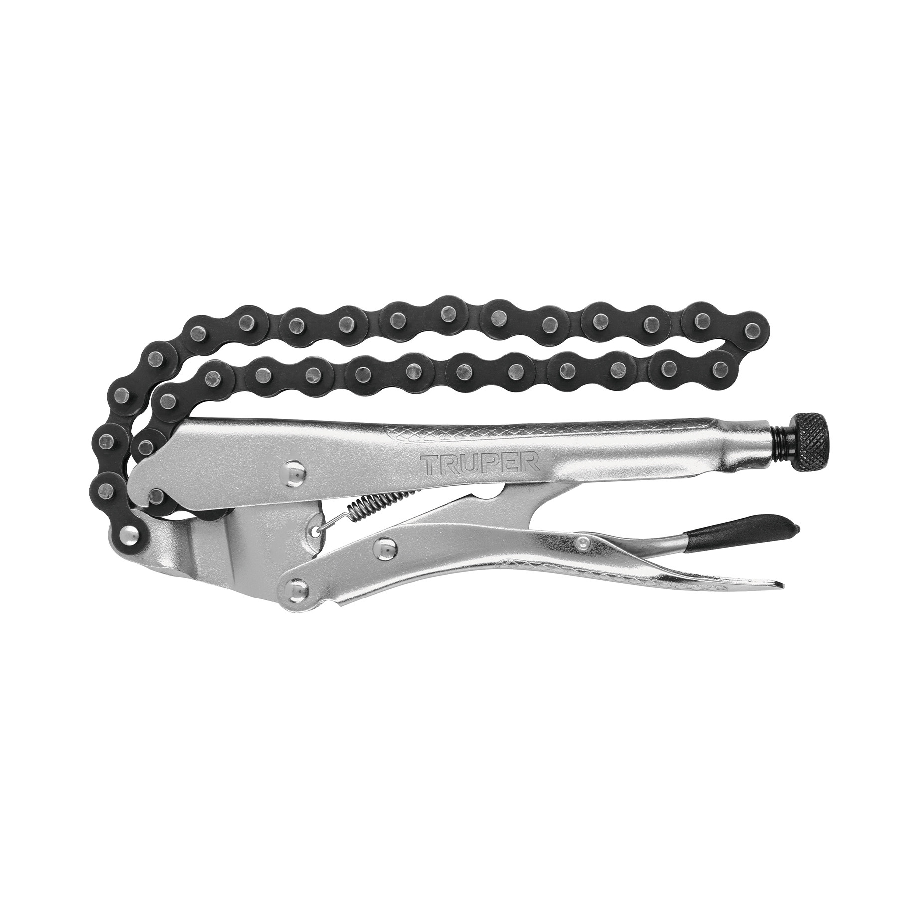 Pinza de presión 8" de cadena, TRUPER