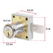 Cerradura para mueble, modelo 25, cromo, HERMEX