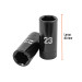 Dado largo impacto de 23 mm, 6 puntas, cuadro 1/2", TRUPER