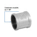 Cople reforzado de acero galvanizado de 2", FOSET