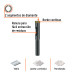 Broca diamantada 3/8" (10 mm), TRUPER