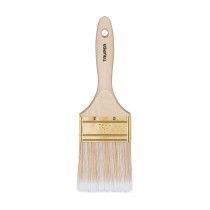 Brochas corte recto, cerdas sintéticas, mango de madera
